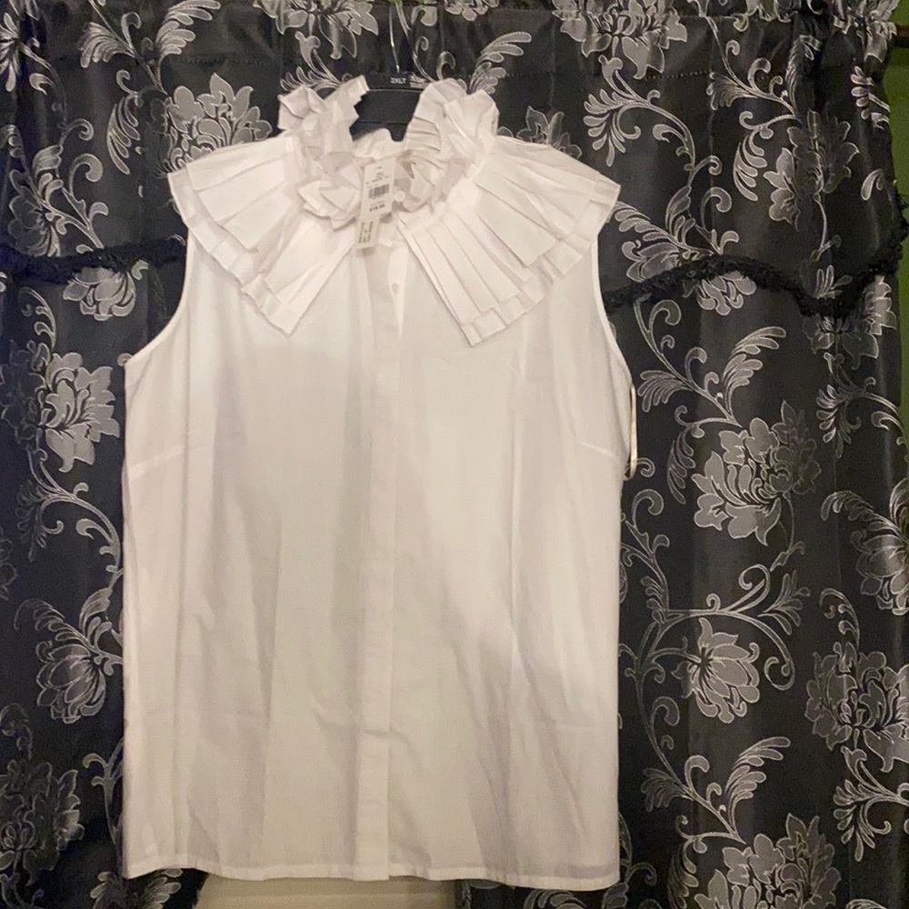 Ruffled Neck Blouse